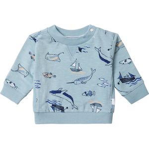 Noppies Boys Sweater Bergen long sleeve allover print Jongens T-shirt - Arona - Maat 74