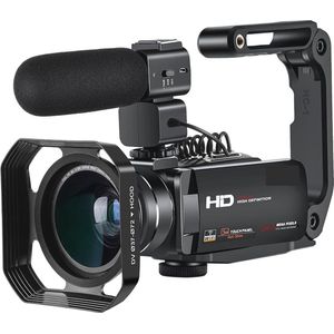 Digitale Videocamera met Nachtzicht en 16x Zoom voor Vloggen en Thuisgebruik