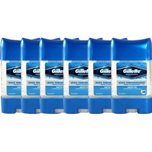 GILLETTE Endurance Arctic Ice  Deodorant  6 x 70 ml - Voordeelverpakking - Deo - Deo Mannen - Clear Gel - Anti Transpirant Mannen- Antiperspirant - Deodorant Homme