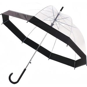 Goodivery ® en stijlvolle grote transparante paraplu voor regenachtige dagen en speciale gelegenheden