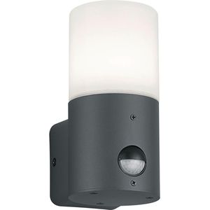 LED Tuinverlichting - Wandlamp - Torna Hosina - Bewegingssensor - E27 Fitting - Mat Zwart - Aluminium
