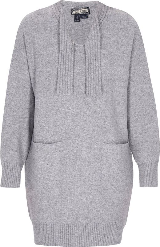 DreiMaster - Vintage Collection - Mini Jurk - Jersey - Met Strik Kraag