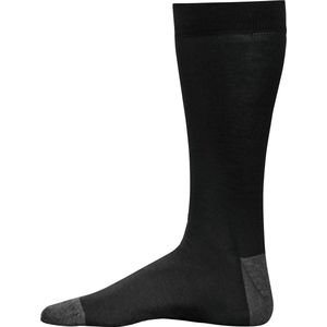 Kariban Halflange, geklede sokken van gemerceriseerd katoen - 'Origine France Garantie' K817 - Black / Dark Grey Heather - 35/38 EU