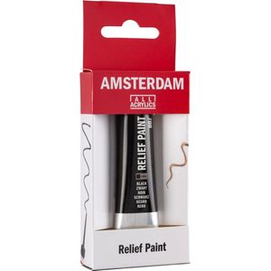 Relief Paint - 700 Zwart - Amsterdam - 20 ml