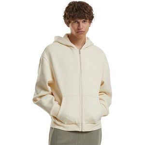 Build Your Brand Fluffy Sweatshirt Met Rits Beige 2XL Man