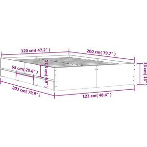 VidaXL-Bedframe-met-lades-bewerkt-hout-sonoma-eikenkleurig-120x200-cm