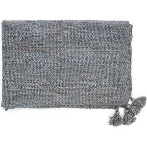 Rhythm Knitted Throw 180x130 blue