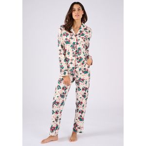 Damart - Pyjama met knoopsluiting Thermolactyl - Dames - Beige - 38-40 (S)