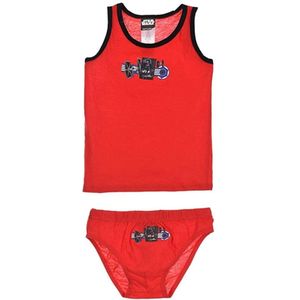Disney Star Wars - Ondergoedset - Singlet & Onderbroek - Darth Vader - Rood - 5 / 6 jaar