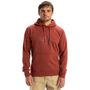 Quiksilver - Comp Logo - Hoodie - Rood - Katoen/Polyester
