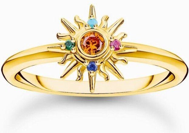 Thomas Sabo - TR2458-488-7-52 - Ring - Dames - Geel Goud Verguld - Weite 52