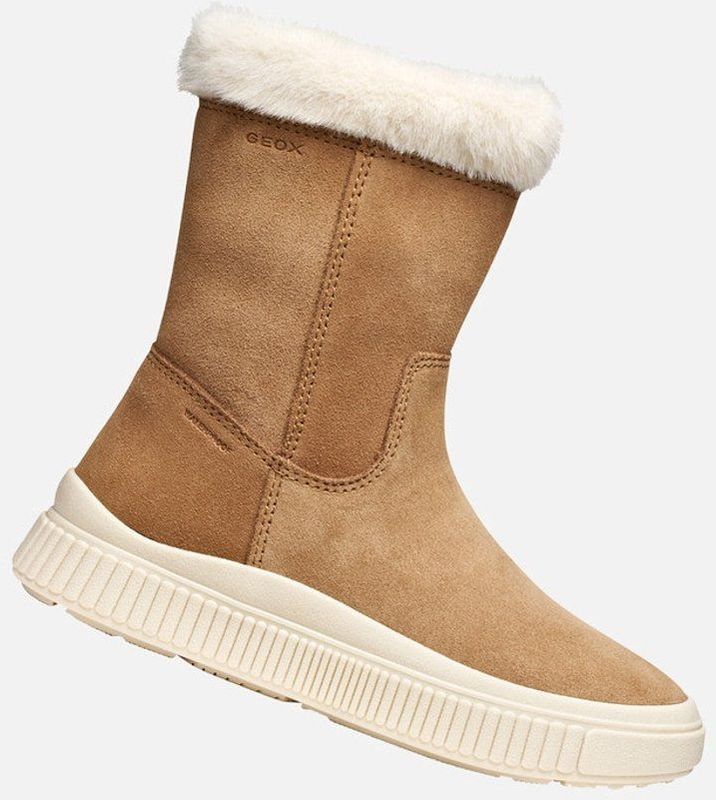 Geox - Laquinny - Winterlaarzen - Cognac - Impermabele Laarzen voor Meisjes