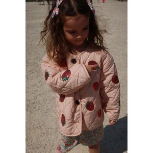 Konges Slojd Flora Jacket Jassen Meisjes - Zomerjas - Lichtroze - Maat 92