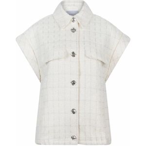 Waistcoat Dante6 Women D6Denver Bouclé Butter Cream-Maat 36