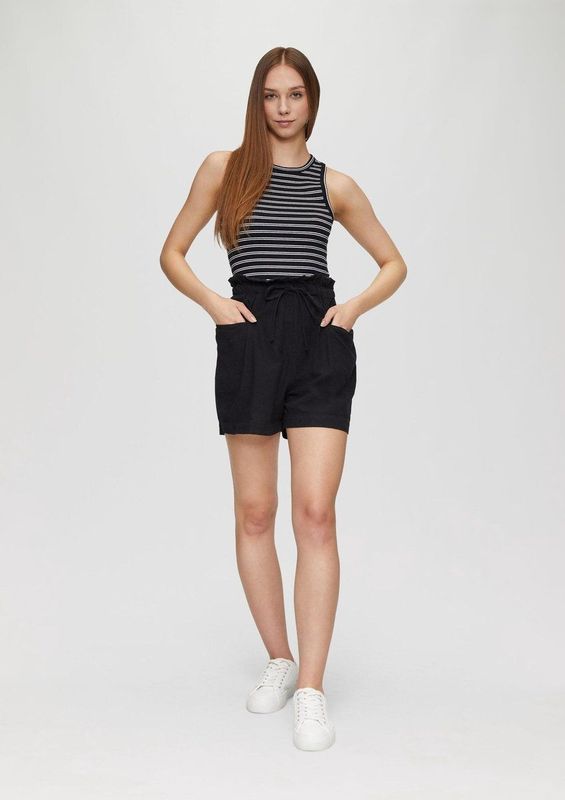 Q/S designed by - Broek - Maat 34 - Vrouwen - 9999 GREY/BLACK -