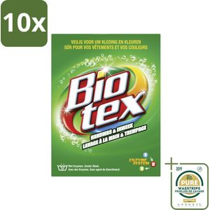 10 x Biotex Handwas & Inweek Poeder 720 gr - Grootverpakking - Handwas - Inweek Waspoeder - Biologisch Wasmiddel - Enzymen - Vuil Verwijderen