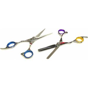 Guardian Beauty Scharenset - 5,5 Inch - Roestvrij Staal - Linkshandige - Met Gratis Etui - Kappersgereedschap