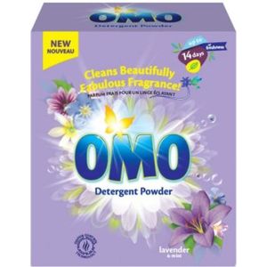 Omo Waspoeder Lavendel 100 Wasbeurten - Voordeelverpakking 24 stuks