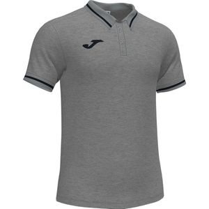 Joma Confort II Polo Heren - Donkergrijs Gemeleerd | Maat: S