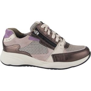 Durea 6295.608.1339-K dames veterschoenen sportief maat 38,5 (5,5) beige