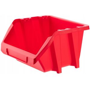KADAX - Workshop Stapelkist - Opbergbox - Rood - Set van 10 - 272 x 238 mm