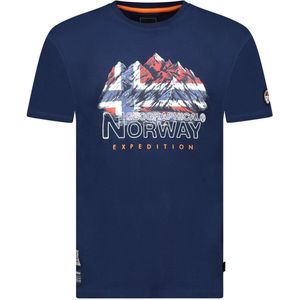 Geographical Norway - Jummit Shirt - Heren T-shirt - Blauw