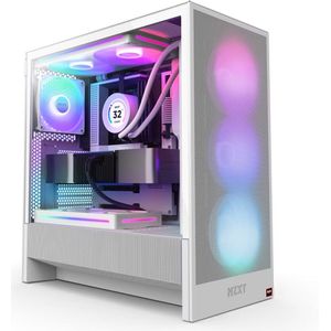 Pcman Game PC H5 Flow RGB Wit - i5-10400F - Nvidia RTX 4060 Ti - 16 GB geheugen - 480 GB SSD - Windows 11 Pro