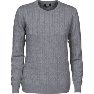 Cutter & Buck Blakely Knitted Sweater Dames 355403 - Grijs Melange - XXL