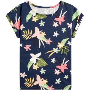 Roxy African Sunset T-shirt Met Korte Mouwen Blauw 14 Years Meisjes