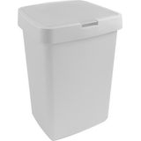 Sunware - Delta prullenbak klep 25L wit - 32,3 x 28,1 x 45,2 cm