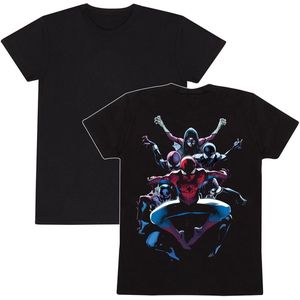 Marvel - Spider-man - T-shirt - Zwart - 100% Katoen
