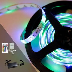 RGB LED Strip Kit 12V 5050 30LED / m (Controller + Voeding) - RGB - Overig - SILUMEN