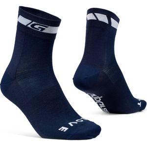 GripGrab - Classic Regular Cut - Fietssokken - Navy Blauw - 1 Paar Coolmax