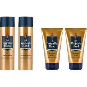 Vergulde Hand - Set - Aftershave Balsem & Scheerschuim