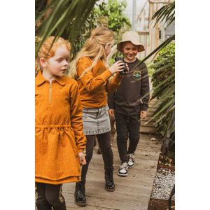 4PRESIDENT Rok Meisjes - Grey Wash - Maat 164