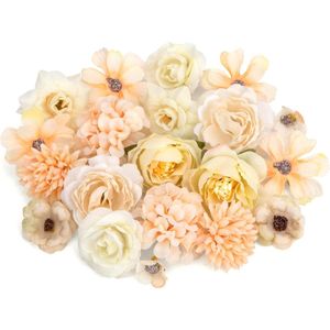 Kunstbloemen voor Decoratie - Geel - 20 Stuks - Zijde