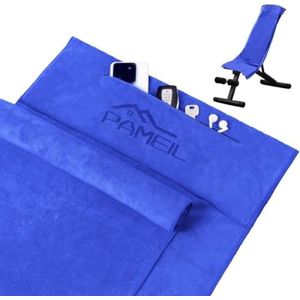 Fitnesshanddoek Set van 2, Sporthanddoek voor Fitness, Yoga en Sport, Marineblauw