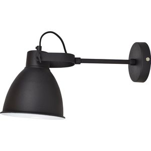 Urban Interiors Dock Wandlamp Zwart - Metalen kap - Ø17