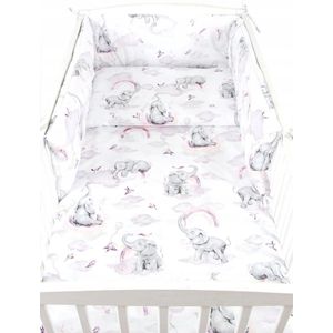 BabyLux Kinderbedlakenset 4-delig 100x135cm Katoen