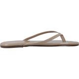 Tkees - Glosses Flip Flop - Bruin - Teenslipper - Leer