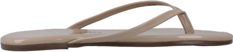Tkees - Glosses Flip Flop - Bruin - Teenslipper - Leer