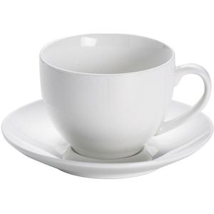 Maxwell and Williams White Basic Rim Koffie- en Dinerset - 30-delig - Wit