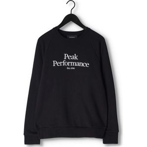 Peak Performance M Original Crew Truien & Vesten Heren - Sweater - Hoodie - Vest- Zwart - Maat S