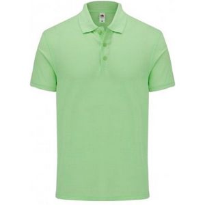 Fruit Of The Loom Heren Iconisch Piqué Poloshirt (Neo Mint)