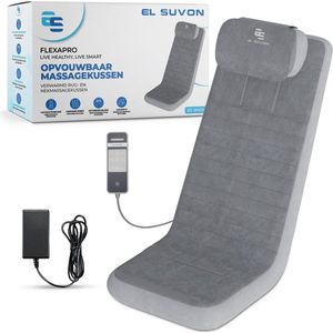 El Suvon Massagestoel - Rug- en Nekmassage apparaat met Verwarming en Verstelbare Intensiteit voor Ultieme Ontspanning