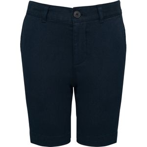 Kariban Chinobermuda voor jongens K7007 - Dark Navy - 10 jaar