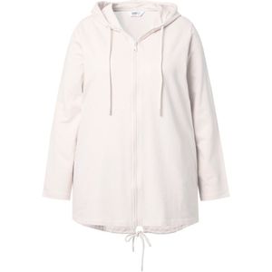 Angel of Style Angel of Style - Dames - Trainingsjasje A-lijn vleugelmotief op de rug - Zacht graniet - Maat 42