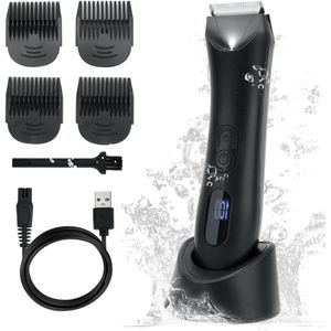 Bodygroomer Mannen - Body Trimmer Heren - Nat & Droog Trimmen - Draadloze Baardtrimmer - Waterdicht Scheerapparaat Geschikt voor Lichaam / Baard / Intieme Delen – Trimmer Schaamstreek - Multigroomer Tondeuse