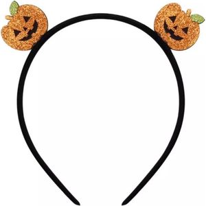 Akyol - Halloween hoofdband – pompoen – griezelig – oranje – zwart - diadeem pompoen – trick or treat – verjaardag – verassing – happy halloween – cadeau -pompoen diadeem