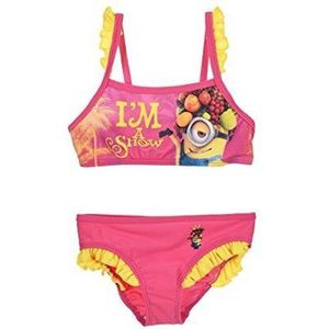 Minions Bikini fuchsia maat 98